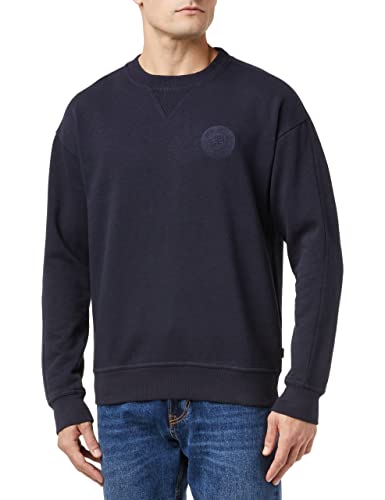 BOSS Wechunky Koszulka męska, Dark Blue404, XXL