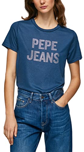 Pepe Jeans Damska koszulka NIKO, Ocean, XL, Ocean, XL