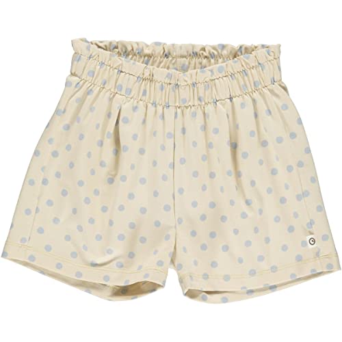 Müsli by Green Cotton Dziewczęce szorty w kropki, Buttercream, 110 cm