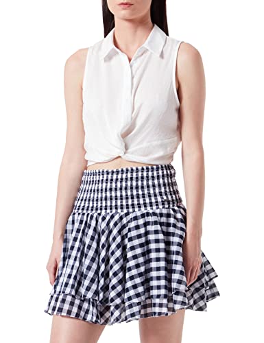Pepe Jeans Damska spódnica Francina Rock, 552 półki, niebieski, S