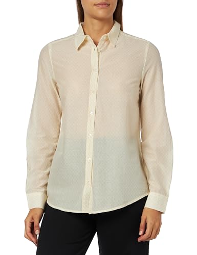 United Colors of Benetton Koszula męska, Jasny Beżowy W Paski 67d, XS