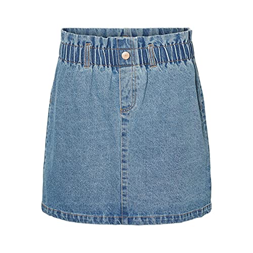 Noisy May Spódnica damska, Niebieski (Blue Medium Blue Denim)., M