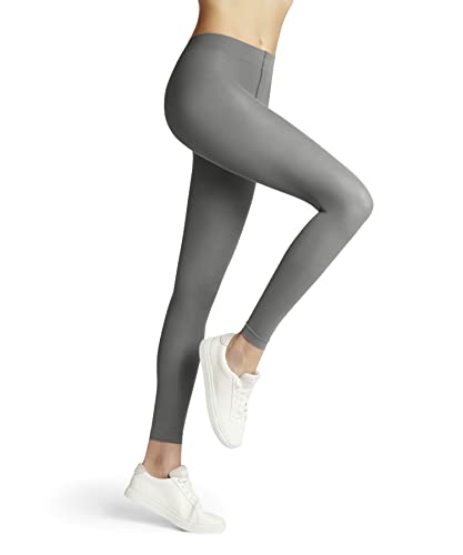 FALKE Kobiety Legginsy Pure Matt 50 DEN W LE Półprzezroczyste 50 Den Trwałe półprzezroczyste jednokolorowe 1 Sztuka, Szary (Lunar 3225), M
