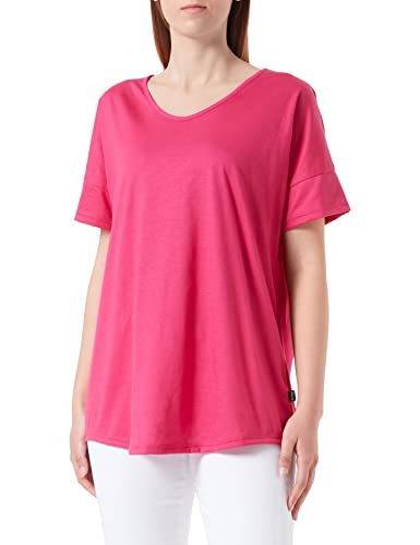 Trigema Damska koszulka oversize, Hibiskus, XL