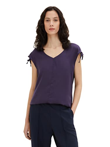 TOM TAILOR Damski Top 1035851, 11331 - Atlantic Ocean Blue, XL