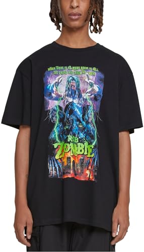 Mister Tee Upscale X Rob Zombie Heavy Overize Tee T-Shirt męski, czarny, L