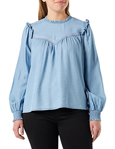 ESPRIT Bluzka damska, 902 / niebieski średnie pranie, XXL
