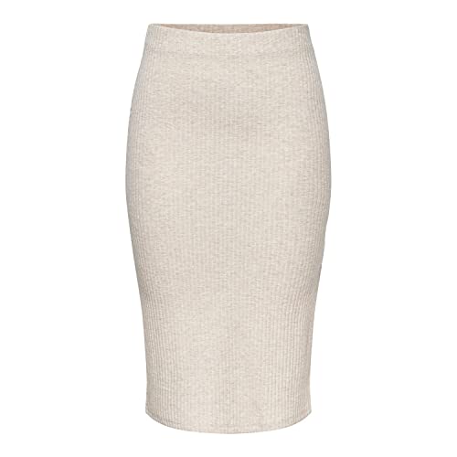 Only Onlemma Slit Skirt Jrs Noos Spódnica Kobieta, Kamień Pume/Melange, S