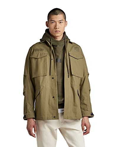 G-STAR RAW Męska kurtka Core Field Jacket, zielona (Smoke Olive D342-B212), XXL, Zielony (Smoke Olive D342-b212), XXL