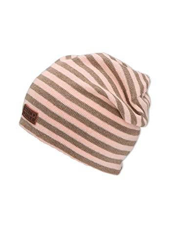 Sterntaler Slouch-Beanie Streifle Czapka Mieszana, Różowy, 45