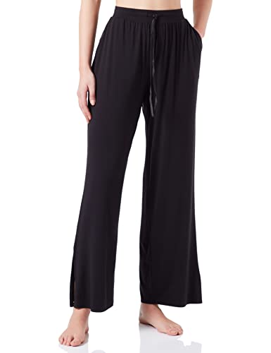 Triumph Damskie spodnie Climate Aloe od piżamy, Czarny, 10