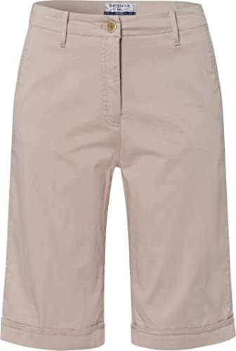 Raphaela by Brax Damskie spodnie Pary Bermudy Super Light Cotton, Sand, 31W / 32L