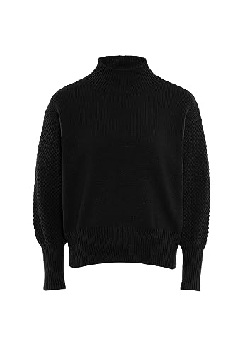 myMo Damski sweter z dzianiny vintage czarny XL/XXL, czarny, XL