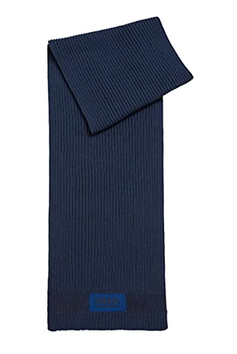 BOSS Szalik męski, Navy410, jeden rozmiar