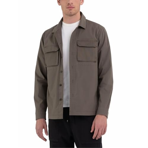 Replay Koszula męska M4102, 121 MUD, XL, 121 Mud, XL