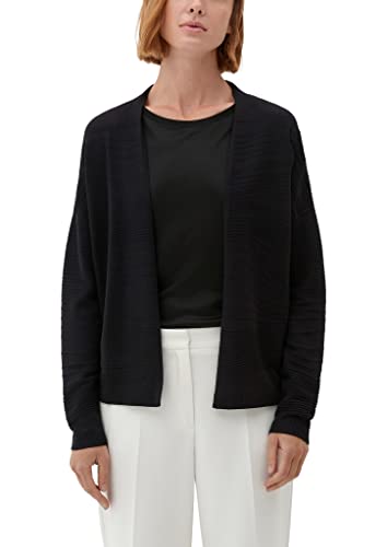 s.Oliver BLACK LABEL Damska kurtka z dzianiny, czarny, 36