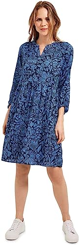 Cecil Damska sukienka w kwiaty, Deep Blue, XL