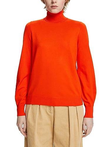 ESPRIT Sweter damski, 880 / Bright Orange, XXL