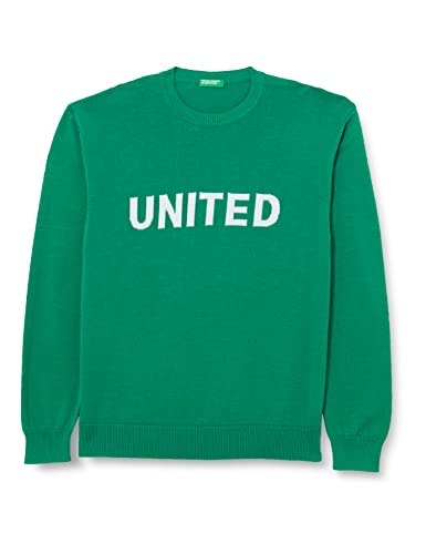 United Colors of Benetton Sweter męski, Zielony 921, S