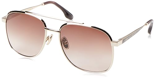 Victoria Beckham VB233S Okulary, 702 Gold Brązowy, 58 Unisex-Dorosły, 702 złoty brązowy, 58