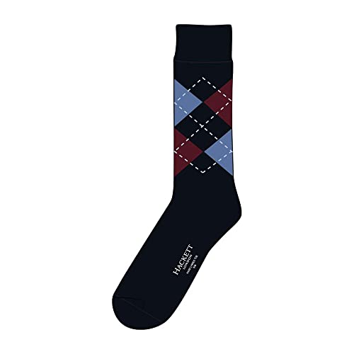 Hackett London Skarpety męskie Argyle, 5dcnavy/Red, M
