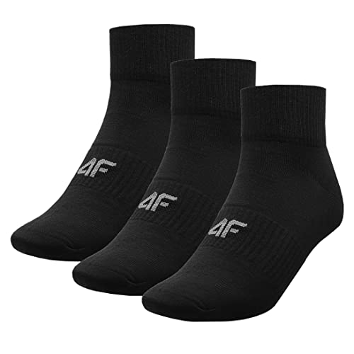 4F Socks męskie, DEEP BLACK, 39-42 EU