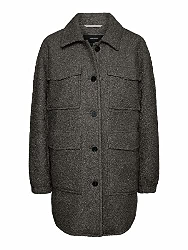 VERO MODA Kurtka damska, ciemnoszary melanż, M