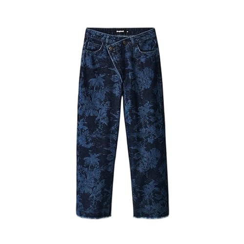 Desigual jeansy damskie, niebieskie, 32, niebieski, 32