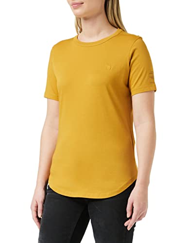 G-STAR RAW Top Mysid Optic Slim C Koszulka damska, Żółty (Żółty C506-500), XS