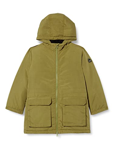 United Colors of Benetton Kurtka dla dzieci i młodzieży, Zielony wojskowy 37b, 160