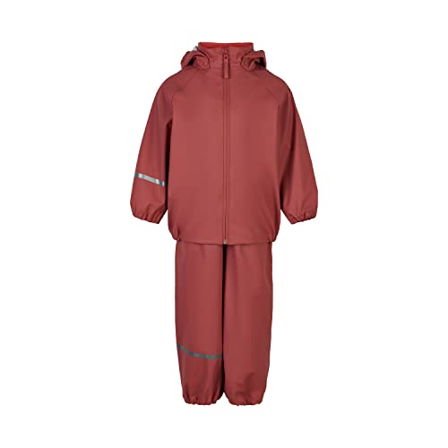Celavi Dziecięca kurtka przeciwdeszczowa Pu Recycled Rain Set, Dusty Ceder, 100