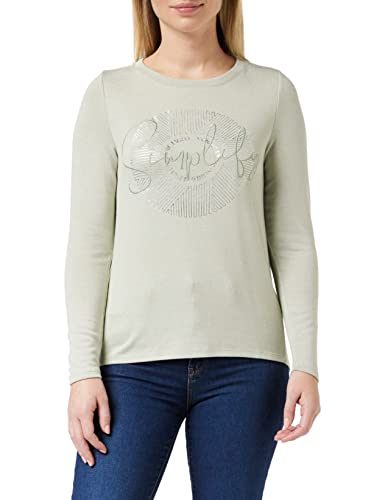 Street One T-shirt damski, Hazy Green, 42 PL