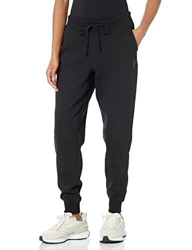 Skechers Damskie spodnie dresowe z diamentowym logo, czarne, XS