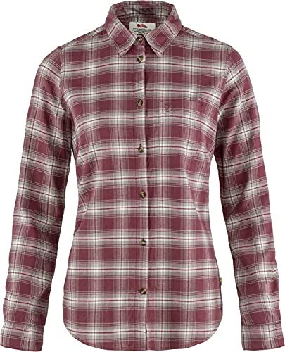 FJÄLLRÄVEN Damska koszula flanelowa Övik W sweter, Mesa Purple/Fog, XS