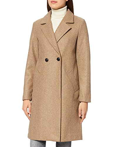 VERO MODA Płaszcz damski długi, Sepia Tint, S
