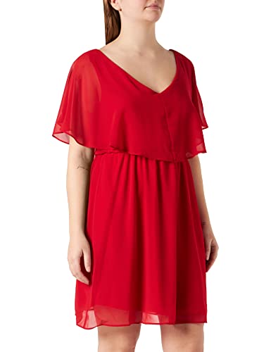 Naf Naf Lazale Sukienka damska, Czerwony (Lipstick Aabn), 40
