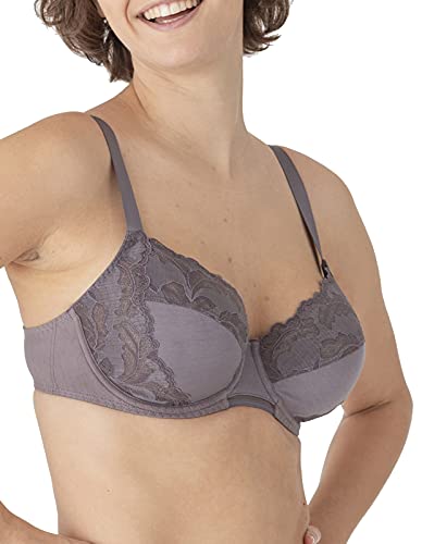 Maison Lejaby Damski biustonosz Adage, Basic, normalny, Basaltique, Rozmiar uniwersalny