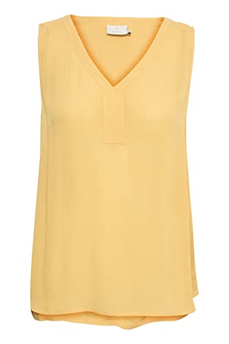 KAFFE Amber Top Bluzka damska, Ochre, 40
