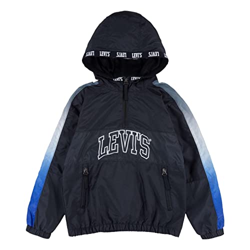 Levi's Kids Chłopięce Lvb półzamek anorak, Czarny, 4 Lat
