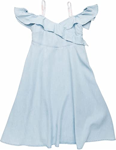 Replay Dziewczęca sukienka SG3237, 011 SUPER Light Blue, 8A, 011 Super Light Blue, 8 Lata