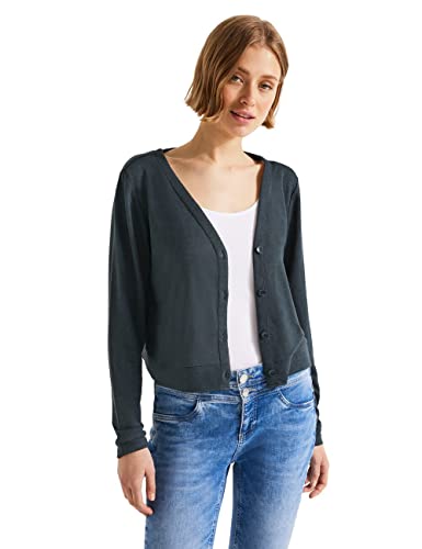 STREET ONE Damska kurtka bolerko A320106 kardigan, Cool Vintage Green, 42