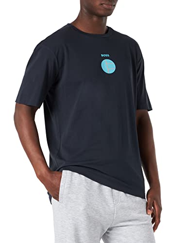 BOSS Koszulka męska, Ciemnoniebieski402, S