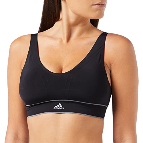 Adidas Sports Underwea Damski biustonosz bezszwowy, czarny, XS