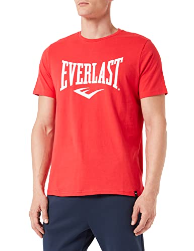 Koszulka męska Everlast Russell Sportshirt, czerwona, S