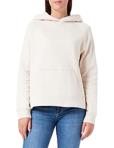 camel active Damska bluza z kapturem z kieszenią typu kangurka, kremowy, M