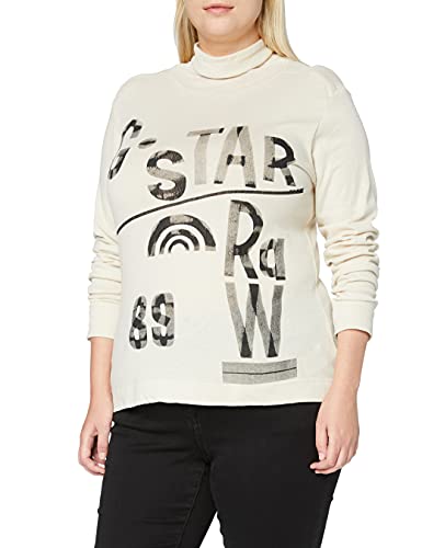 G-STAR RAW Damski top 89 Mock Slim, Biały (Cornish D20460-c815-c616), XS