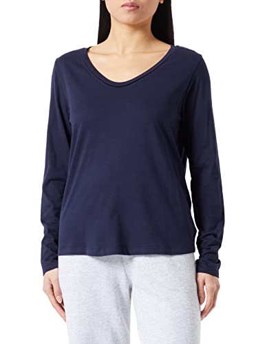 s.Oliver T-shirt damski z długim rękawem, niebieski, 36