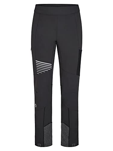 Ziener Damskie spodnie softshellowe NEVINIA | Skitour, Nordic, wiatroszczelne, elastyczne, funkcjonalne, czarne, 38