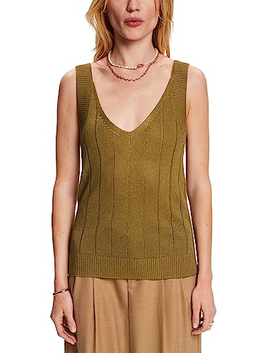 ESPRIT Sweter damski, 360/oliwkowy, XXL