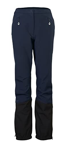 Killtec Damskie spodnie softshellowe/spodnie turystyczne KOW 108 WMN SHTSHLL PNTS, granatowe, 46, 38598-000